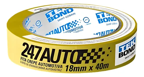 FITA CREPE 247 AMARELA TEK BOND