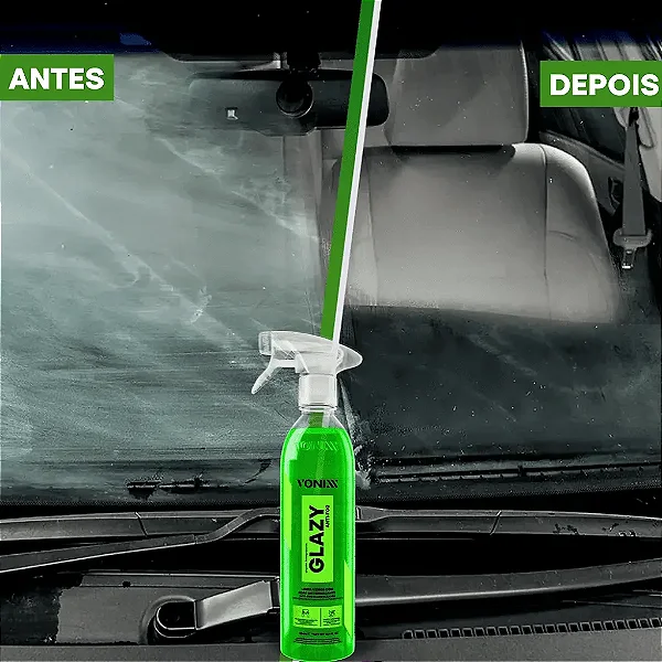 Glazy Limpador de Vidros 4 em 1 Vonixx Com Redutor de Atrito e o novo glazy