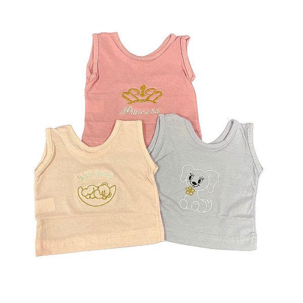 Kit Regatinha 3PÇ (Rose, Rosa e Lilás)