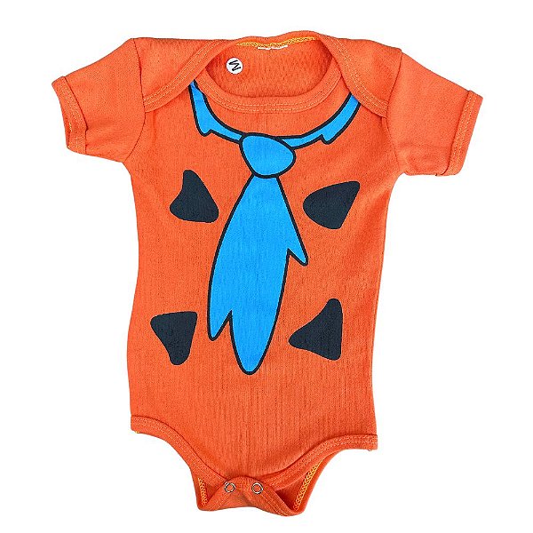 Body de bebê Os Flintstones (Laranja)