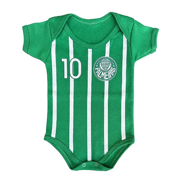 Body de bebê Palmeiras (Verde)
