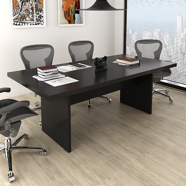 Mesa de Reunião Grande para Escritório 200cm
