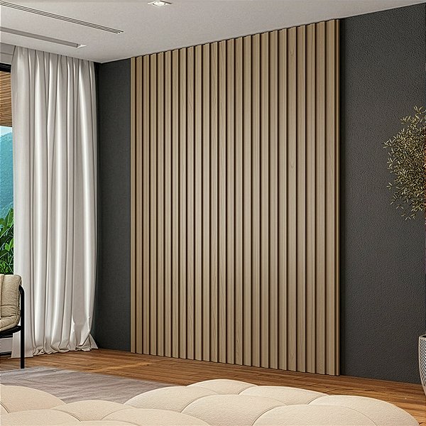 Painel Decorativo Ripado Smart 160x240cm 100% MDF Moderno