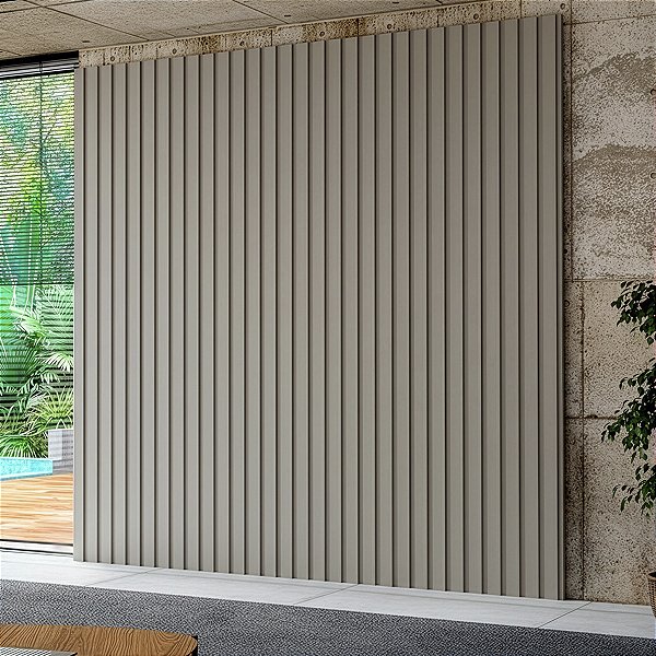 Painel Decorativo Ripado Smart 240x240cm 100% MDF Moderno