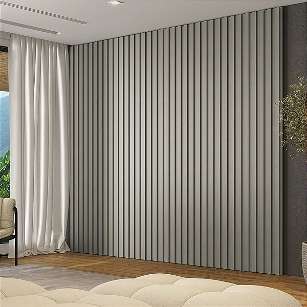 Painel Decorativo Ripado Smart 280x240cm 100% MDF Moderno