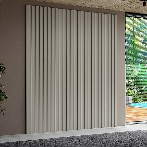 Painel Decorativo Ripado Smart 320x240cm 100% MDF Moderno