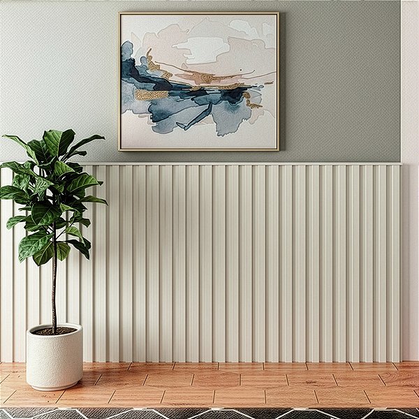 Painel Decorativo Ripado Smart 80x120cm 100% MDF Moderno