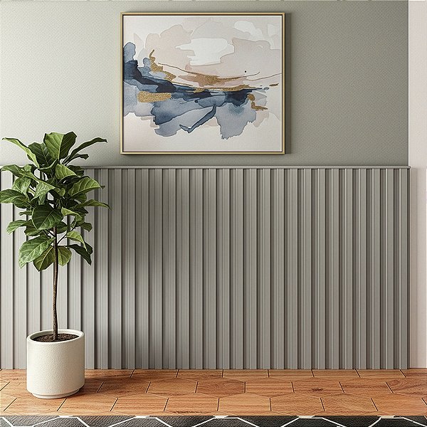 Painel Decorativo Ripado Smart 160x120cm 100% MDF Moderno