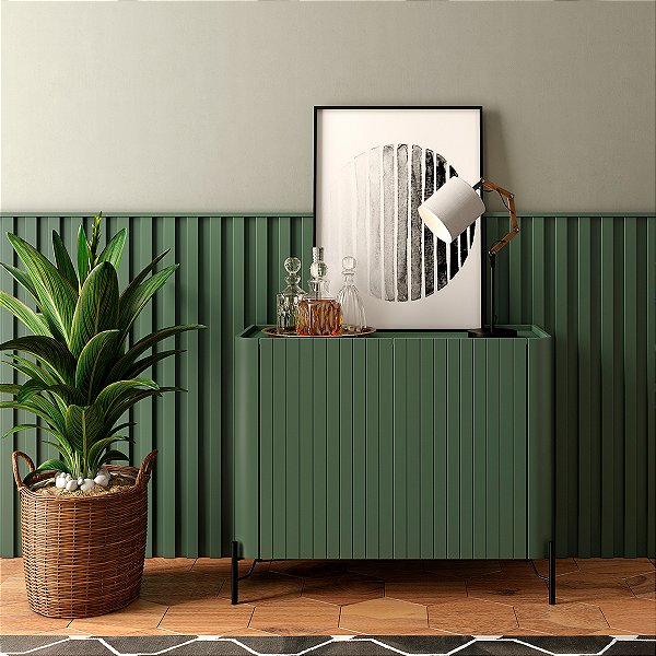 Painel Decorativo Ripado Smart 280x120cm 100% MDF Moderno