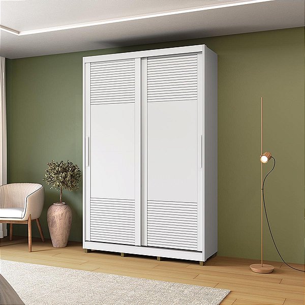 Guarda Roupa Thales em 100% MDF 150x235cm 2 Portas