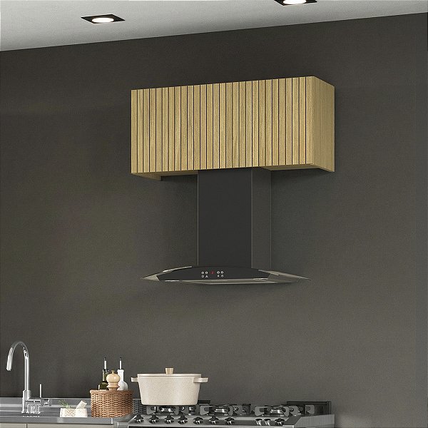 Armário Aéreo Cozinha Sardenha em MDF 80x36cm com 1 Porta