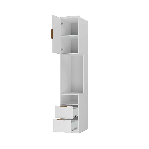 Modulo Mesa de Cabeceira 100% MDF Ravi Lado Esquerdo