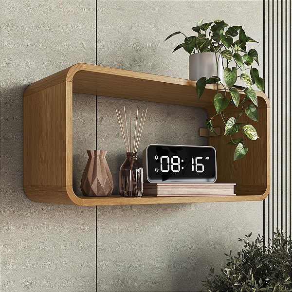 Nicho Duplo 62,5x24cm Linha Curve com Cantos Arredondados