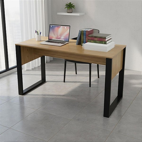 Mesa Escrivaninha para Escritório Home Office 136x74cm