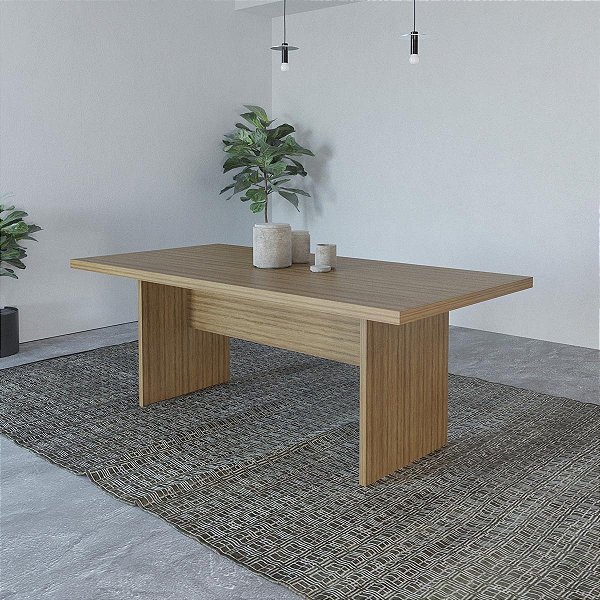 Mesa de Jantar Retangular 200x75,5cm para 6 Lugares