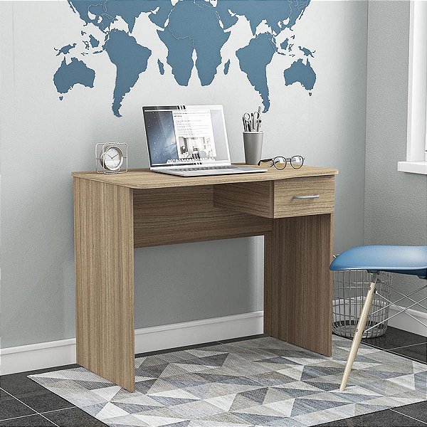 Mesa Escrivaninha Arapeí Escritório/Home Office 90x73cm com Gaveta