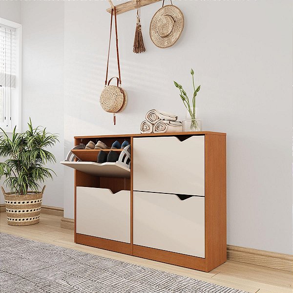 Sapateira Porto Organizadora 110x92cm com 4 Gavetas