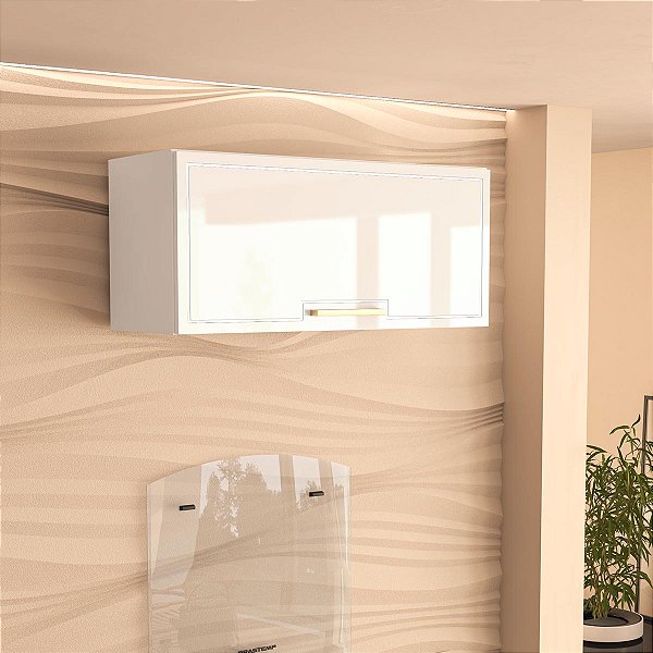 Armário Aéreo para Cozinha Amara 80x36cm com Porta Basculante