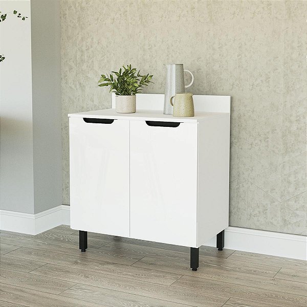 Balcão para Cozinha Meena 80x92,5cm com Prateleira e 2 Portas