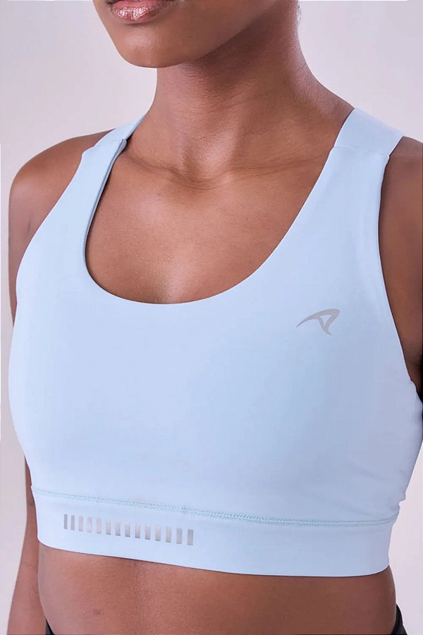 Top Grit Bossa Ajustável 1 Bolso Nadador Alcas-Azul Céu