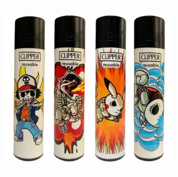 Isqueiro Clipper Maxi Collection - Caveritas Ataque