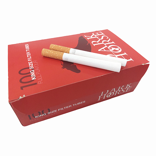 Tubo p/ Cigarro c/ Filtro Dark Horse c/100un