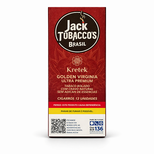 Tabaco Bolado Jack Tobaccos Kretek Cravo