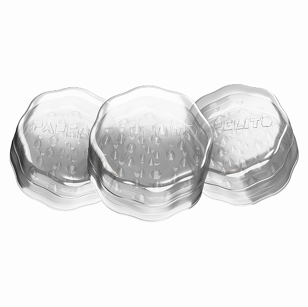 Dichavador de Policarbonato 3 Partes Papelito Cristal - (50x30mm)