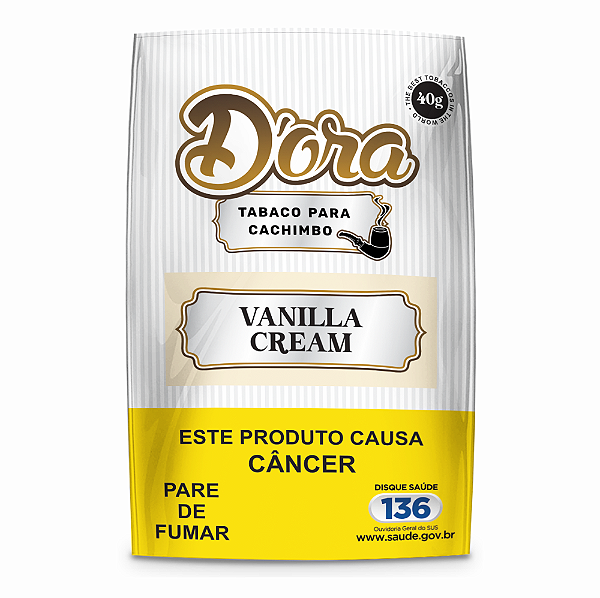 Tabaco para Cachimbo D'ora Vanilla Cream - Bag 40g