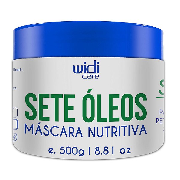 Máscara Nutritiva Sete Óleos 500g Widi Care