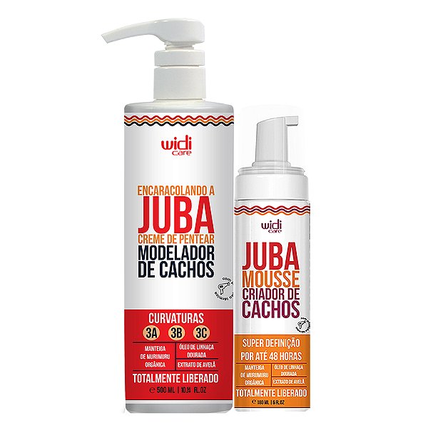 Kit Encaracolando A Juba 500ml E Mousse 180ml Widi Care
