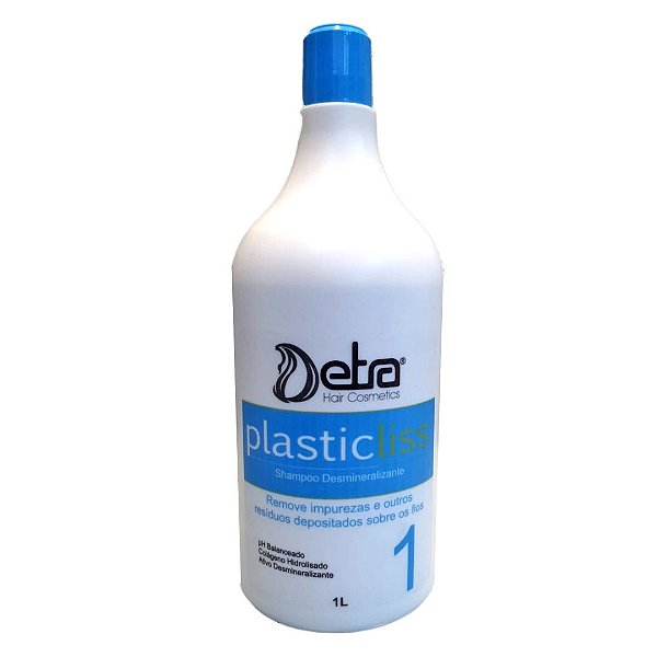 Shampoo Desmineralizante Plastic Liss Detra Hair 1L