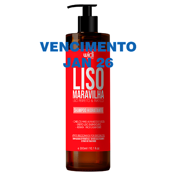 Widi Care Liso Maravilha Shampoo Hidratante 300ml