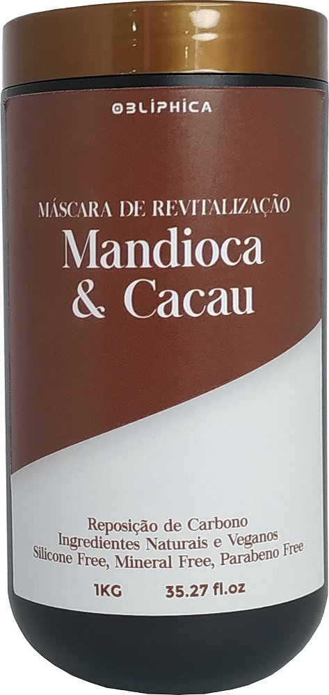 Obliphica Máscara de Revitalização Mandioca & Cacau 1Kg