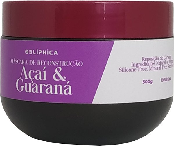 Obliphica Máscara Reconstrutora Açaí & Guaraná 300g