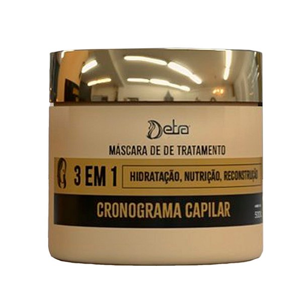 Detra Hair Máscara Cronograma Capilar 3 em 1 500g