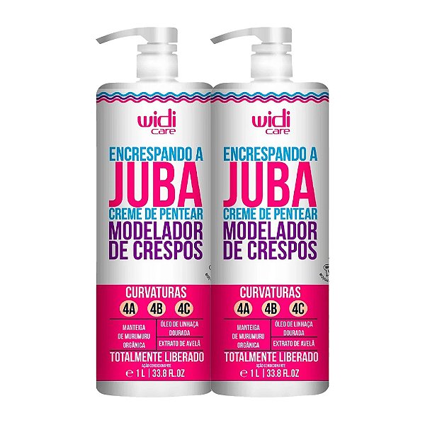 Kit Widi Care 2x Encrespando a Juba Creme de Pentear 1L