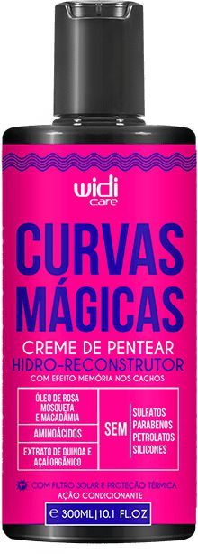 Widi Care Curvas Mágicas Creme de Pentear Hidro-Reconstrutor 300g