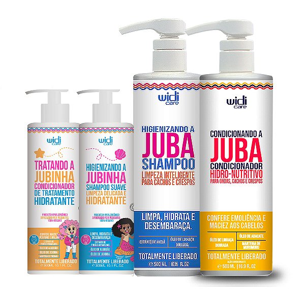 Kit Widi Care Shampoo e Condicionador Juba e Jubinha