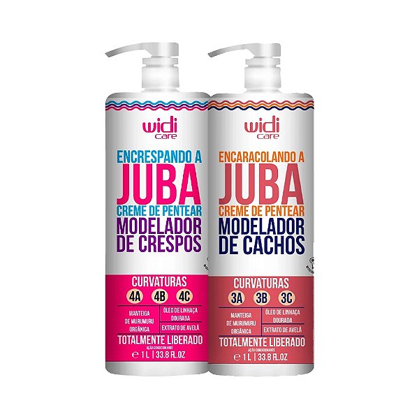 Kit Widi Care Juba Encrespando E Encaracolando 1l