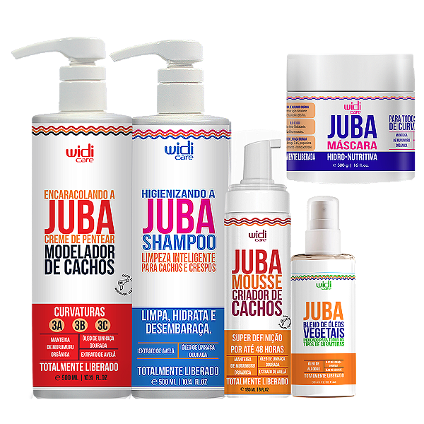 Kit Widi Care Shampoo Blend Encaracolando Máscara e Mousse