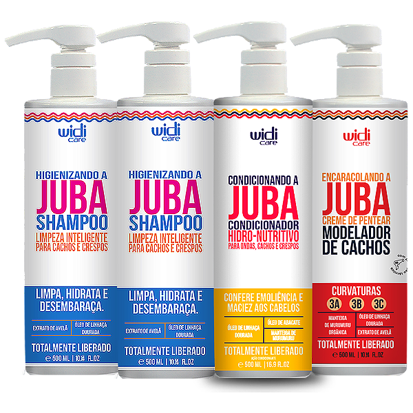 Kit Widi Care Juba Encaracolando, 2 Shampoo, Condicionador