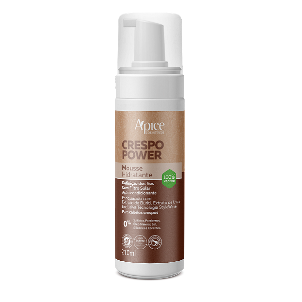 Ápice Cosméticos Mousse Hidratante Crespo Power 210ml