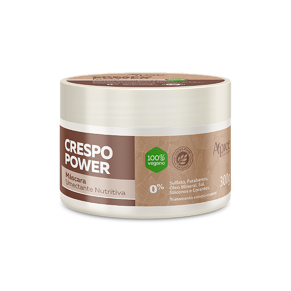 Ápice Cosméticos Máscara Crespo Power Umectante Nutritiva 300g