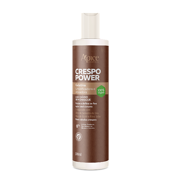 Ápice Cosméticos Gelatina Ativadora e Umidificadora Crespo Power 300ml