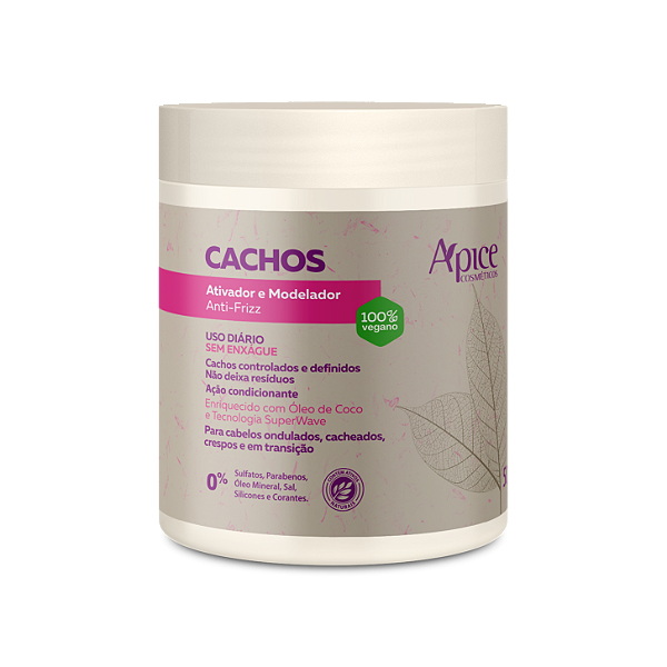 Ápice Cosméticos Ativador e Modelador Cachos 500g