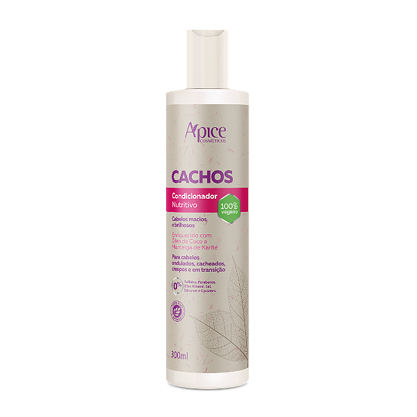 Ápice Cosméticos Condicionador Cachos Nutritivos 300ml