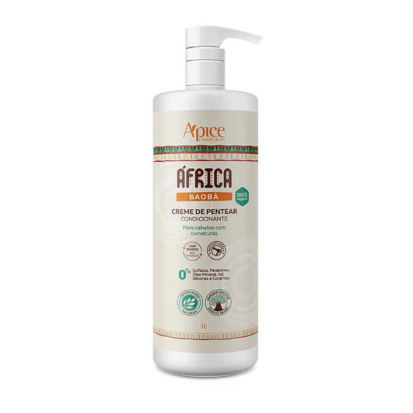 Apice Cosméticos África Baobá Creme de Pentear 1L