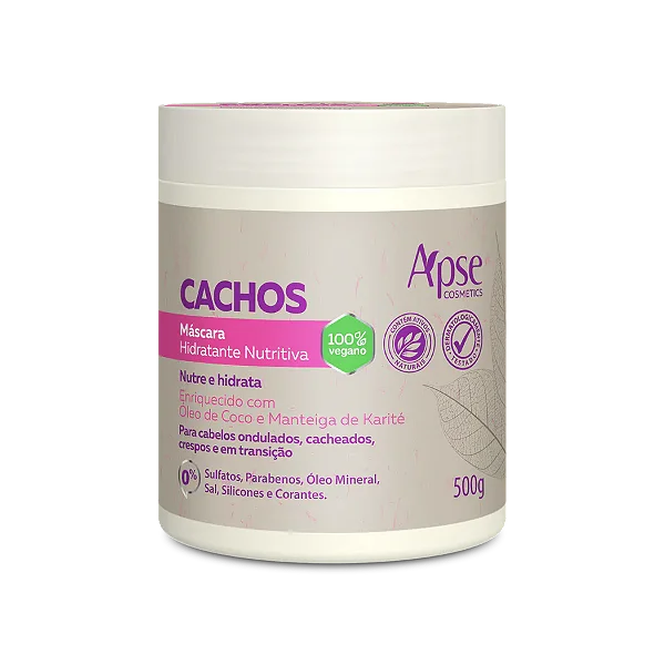 Apice Cosméticos Cachos Máscara Nutritiva 500g