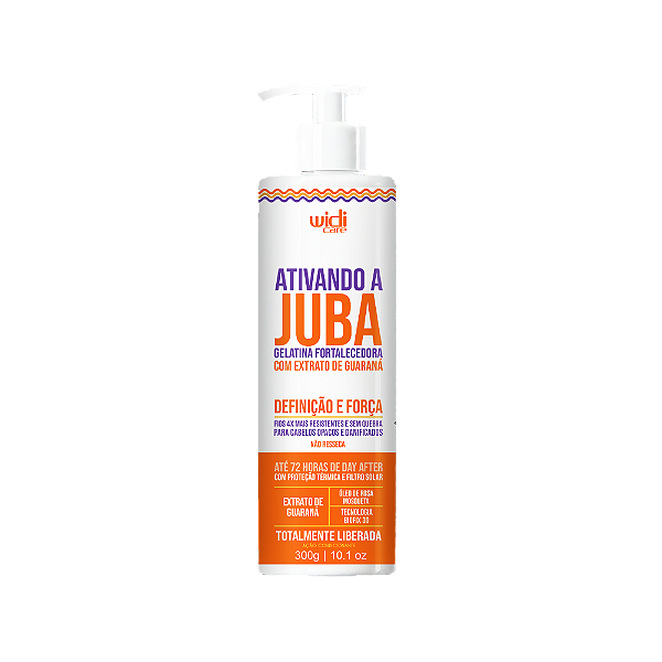 WIDI CARE - ATIVANDO A JUBA GELATINA FORTALECEDORA - 300 G